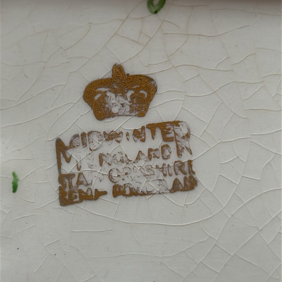 Vintage Chintz Midwinter vibrant bird & flowers trinket, candy, nut dish England - Picture 6 of 11